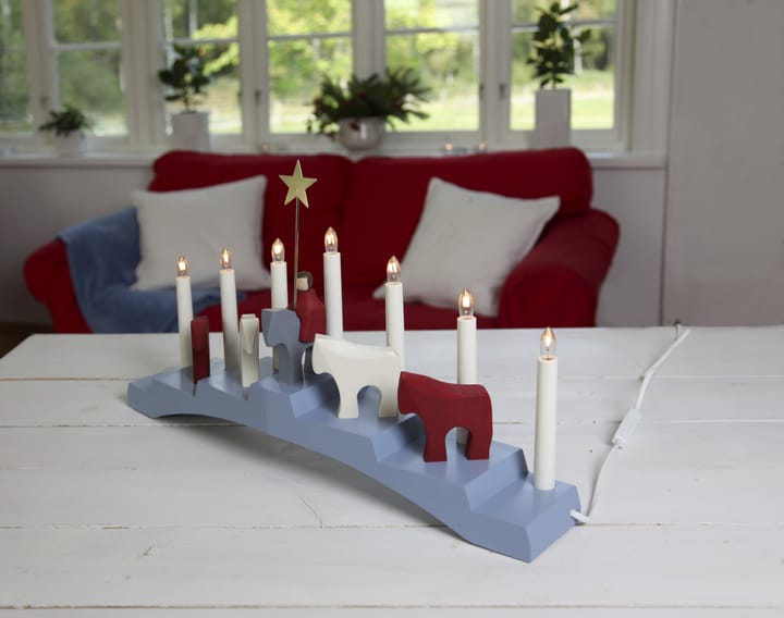 Staffans fålar advent candle 7 lamps, Blue Star Trading