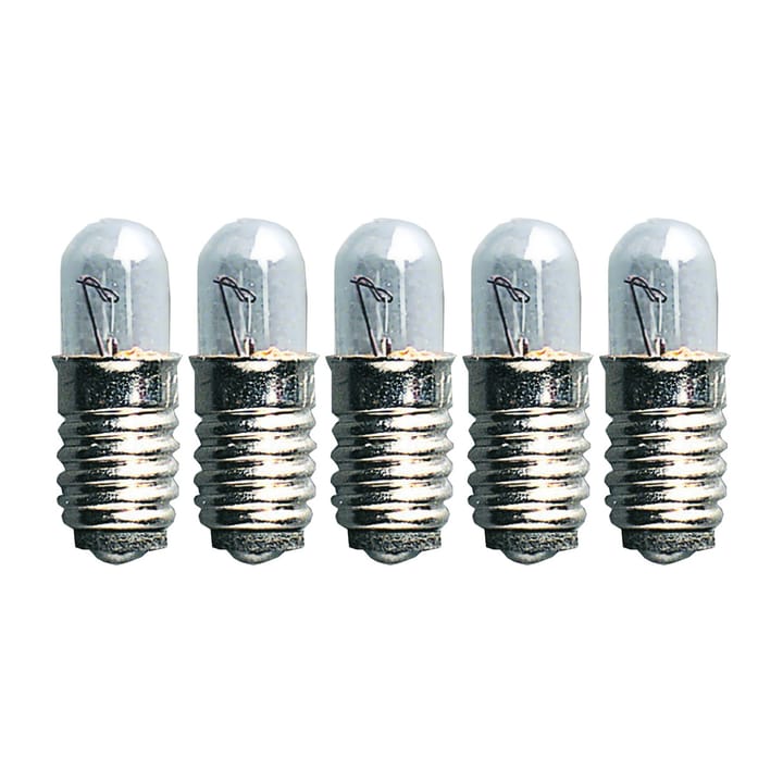 Star Trading spare lamp E5 5 pack - Clear - Star Trading