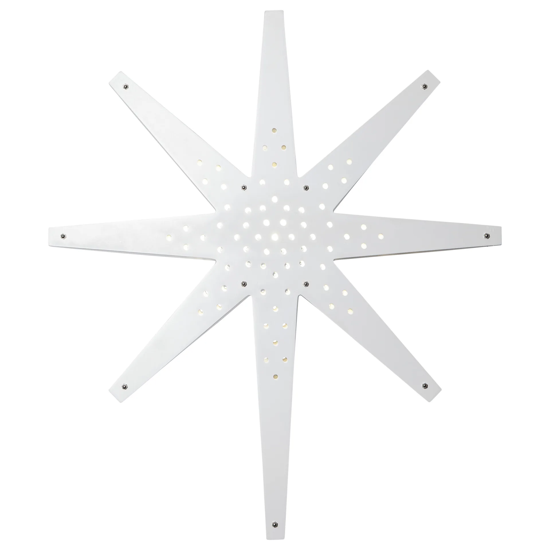 Tall advent star 60x70 cm, white Star Trading
