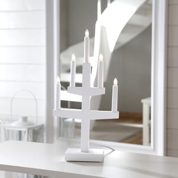 Trapp advent candle arch 46 cm - white - Star Trading