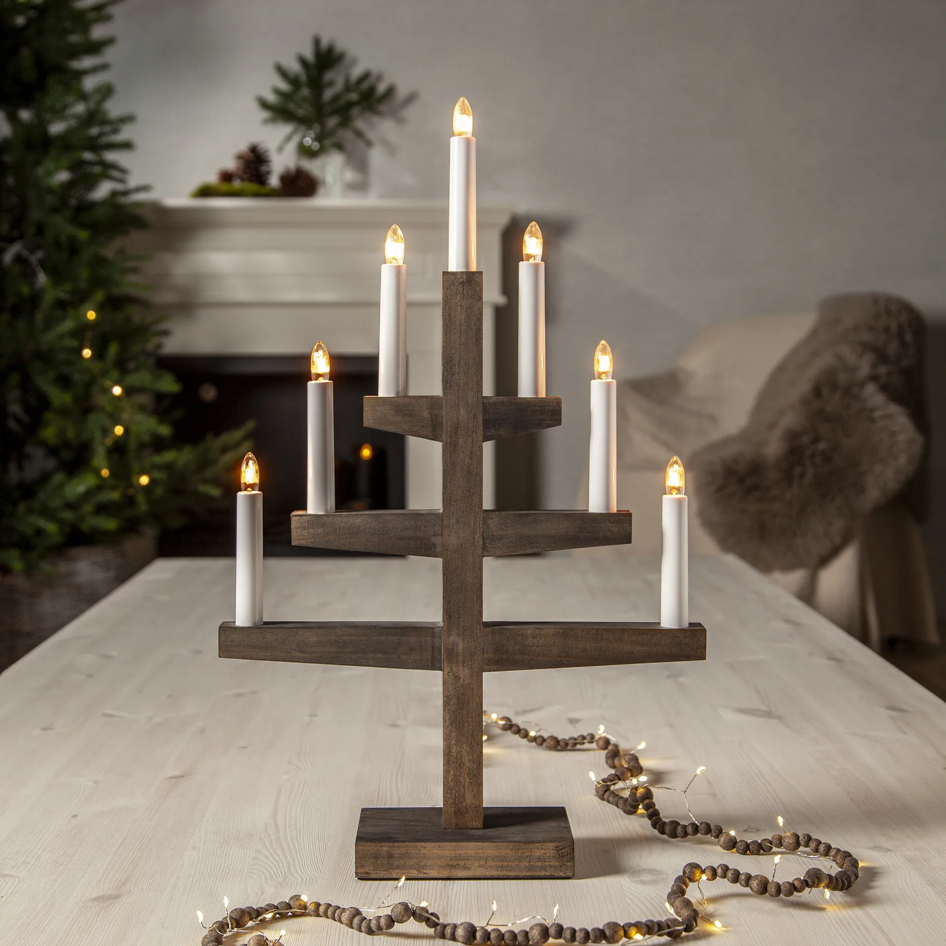 Trapp advent candle arch 54 cm, Brown Star Trading