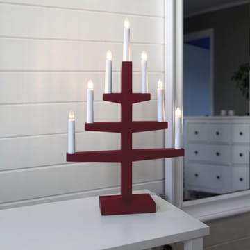 Trapp advent candle arch 54 cm - red - Star Trading