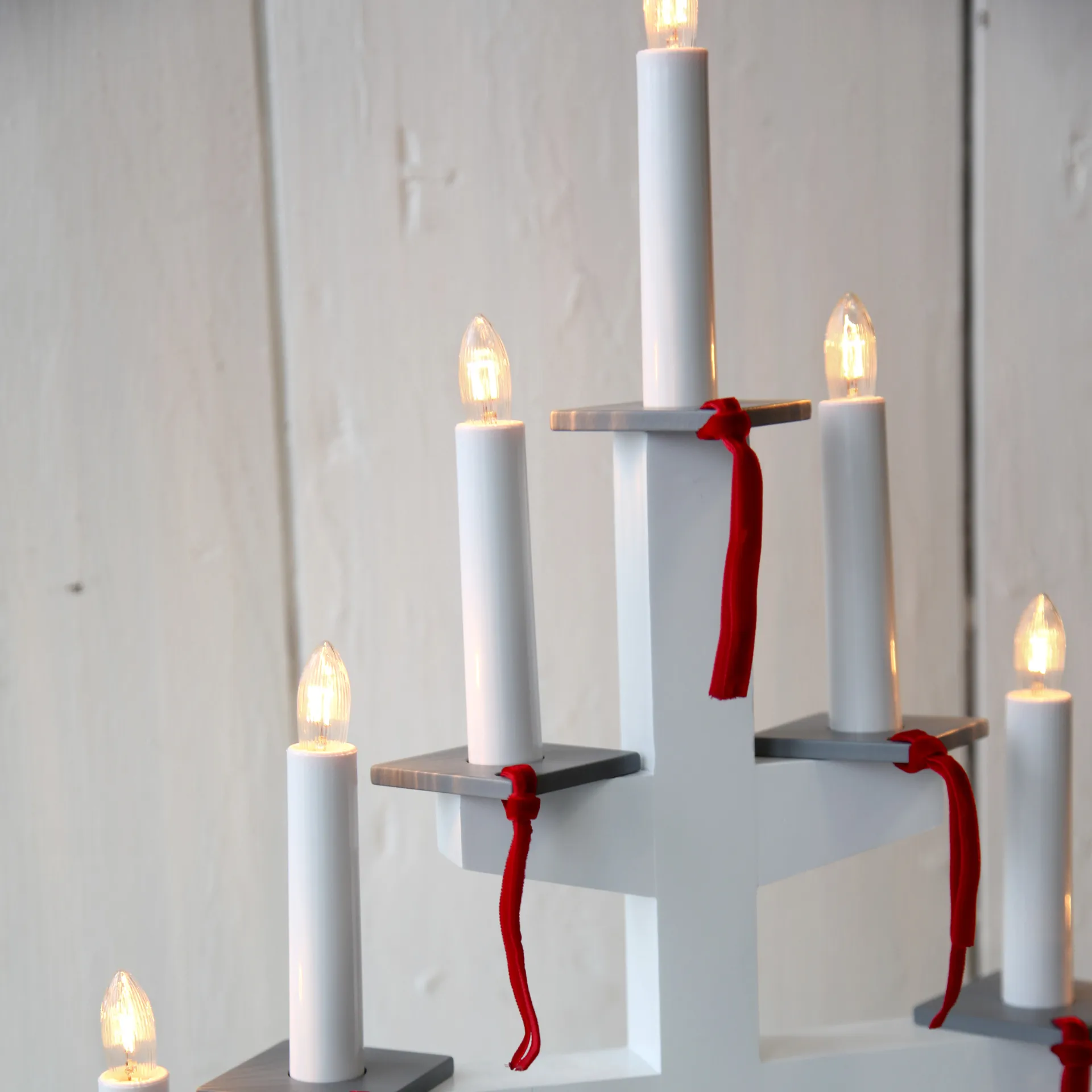 Trapp advent candle arch 54 cm, white Star Trading