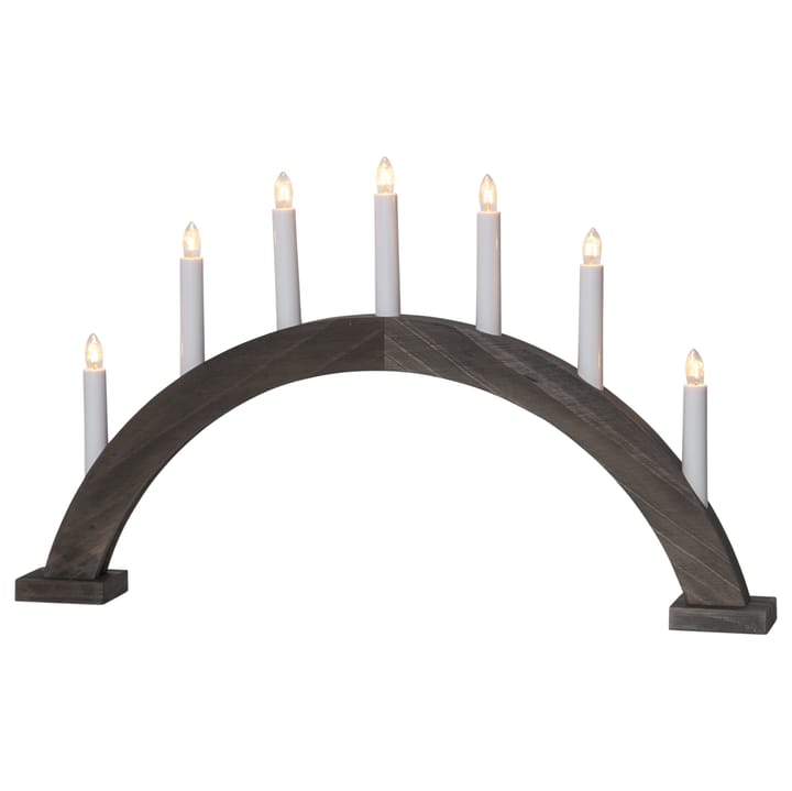 Trapp advent candle arch - brown - Star Trading