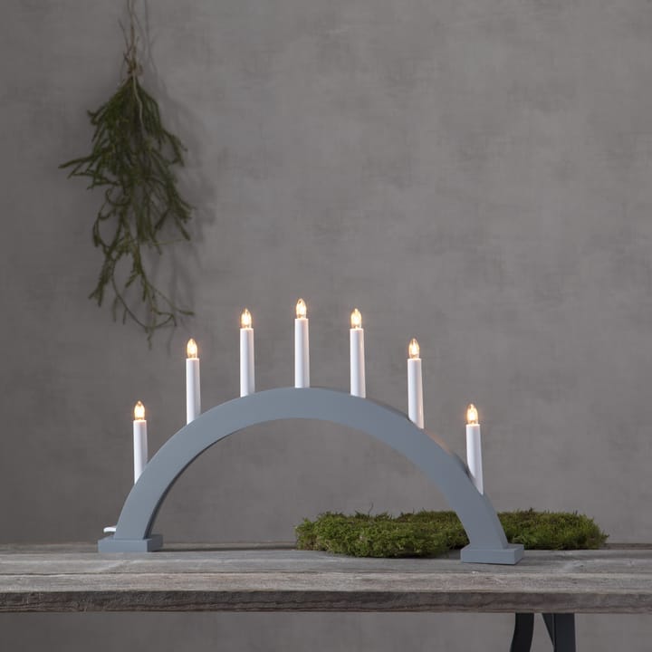 Trapp advent candle arch - grey - Star Trading