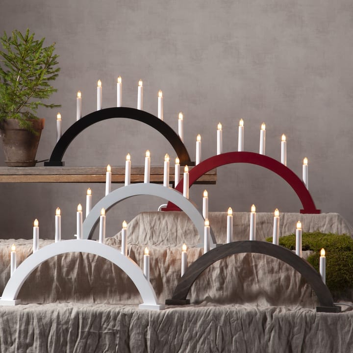 Trapp advent candle arch - red - Star Trading