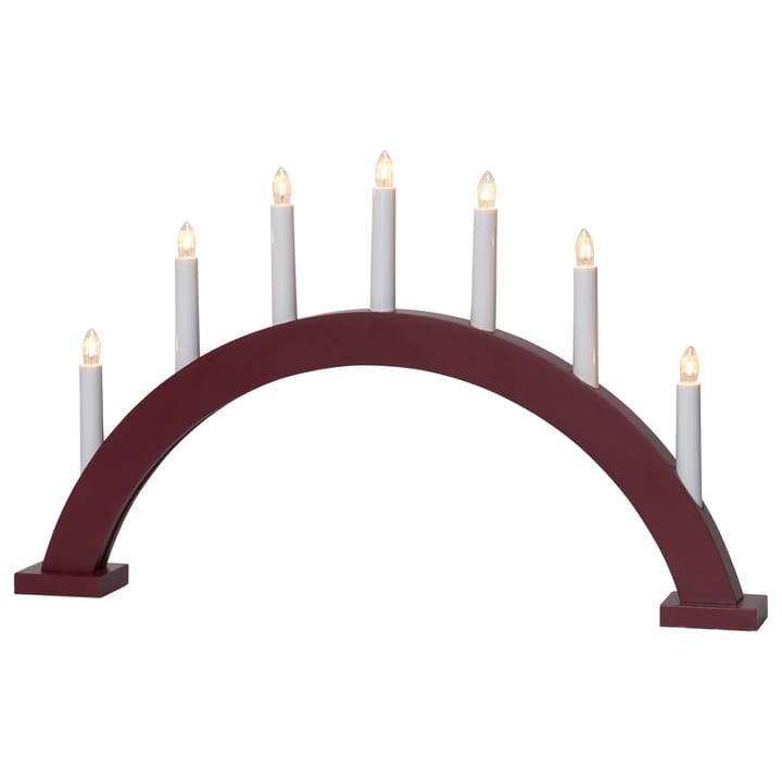 Trapp advent candle arch - red - Star Trading