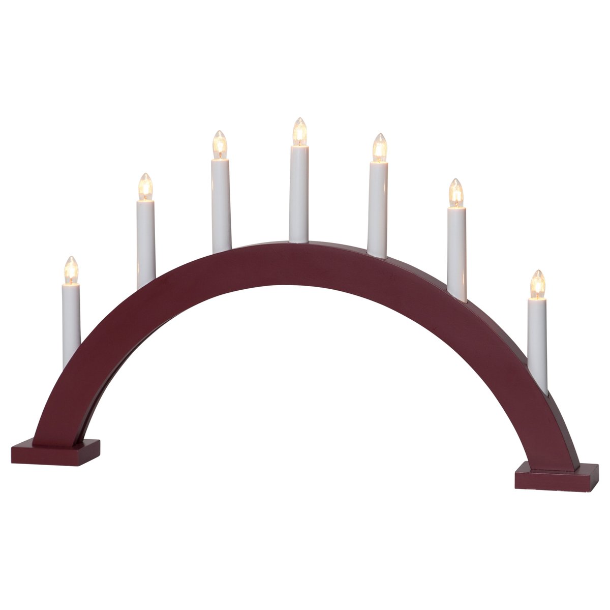 Star Trading Trapp advent candle arch red | Scandinavian Design | Advent lights | Red