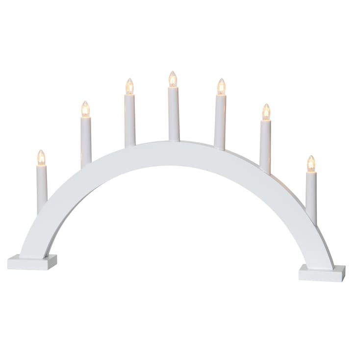 Trapp advent candle arch - white - Star Trading