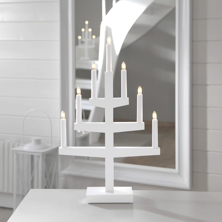 Trapp candle arch 54 cm - white - Star Trading