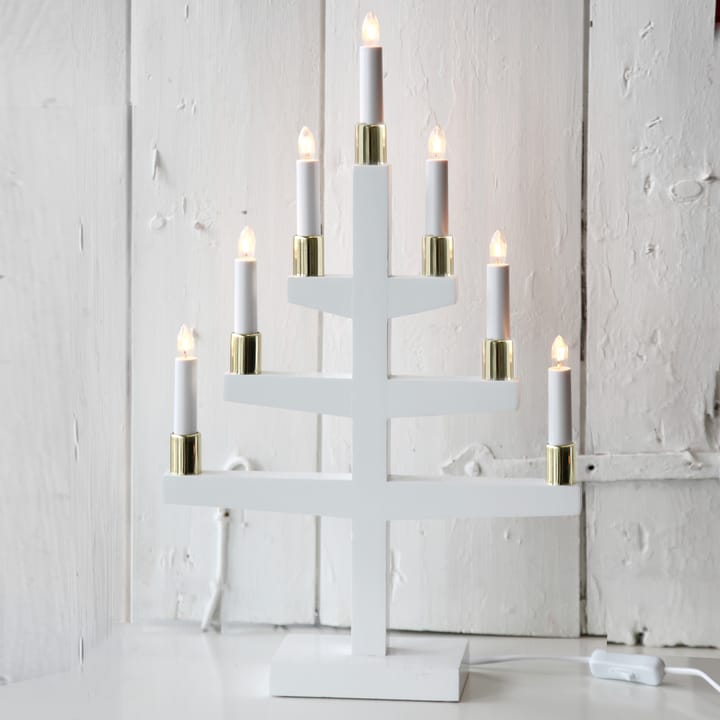 Trapp candle arch 54 cm - white - Star Trading