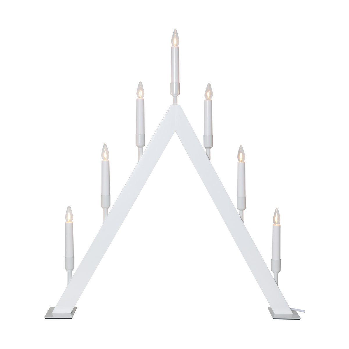 Star Trading Vind A advent candlestick White | Scandinavian Design | Advent lights | White