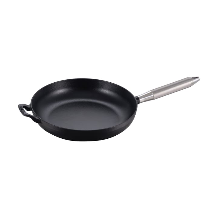 Buster & Punch cast iron frying pan black Ø28 cm - Steel handle - STAUB