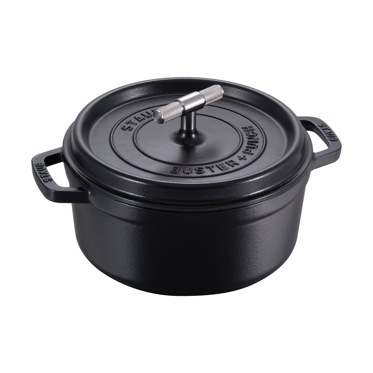STAUB Buster & Punch cast iron stainless steel pot 3.7 L