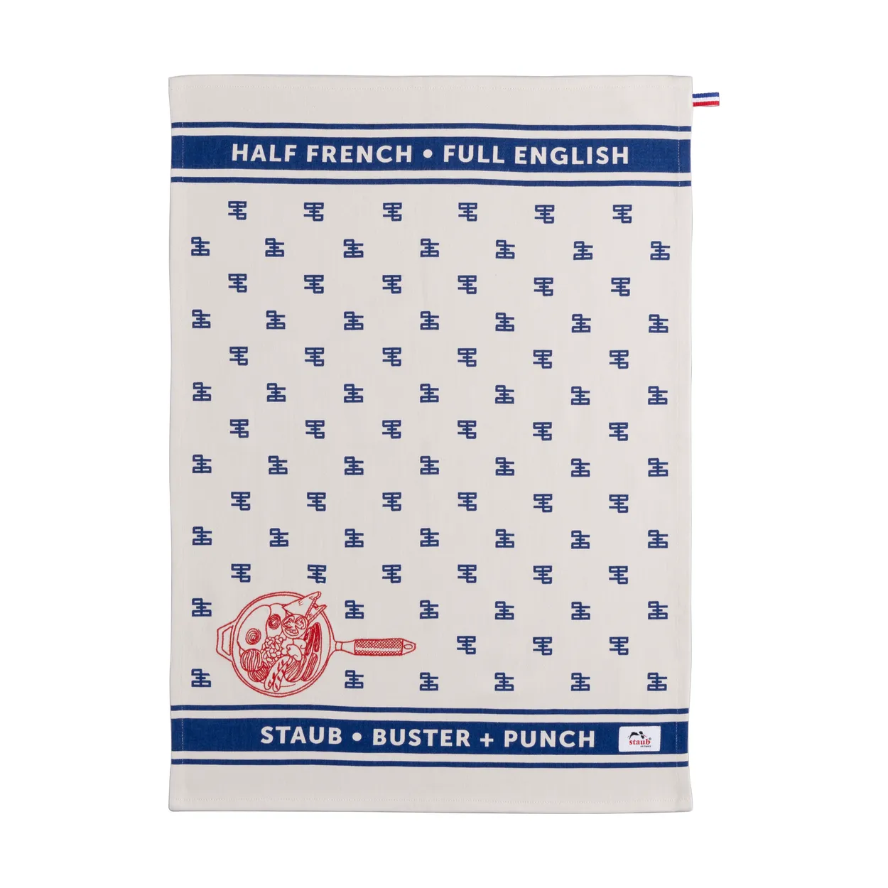 STAUB Buster & Punch kitchen towel 70x50 cm Dark blue