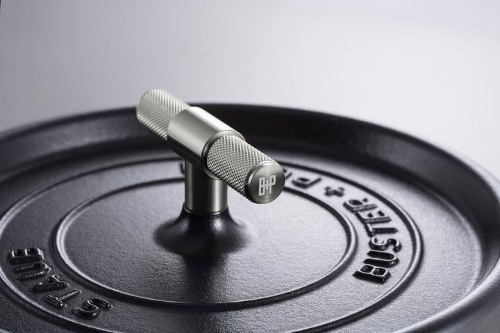 Buster & Punch T-shaped knob 8 cm, Stainless steel STAUB