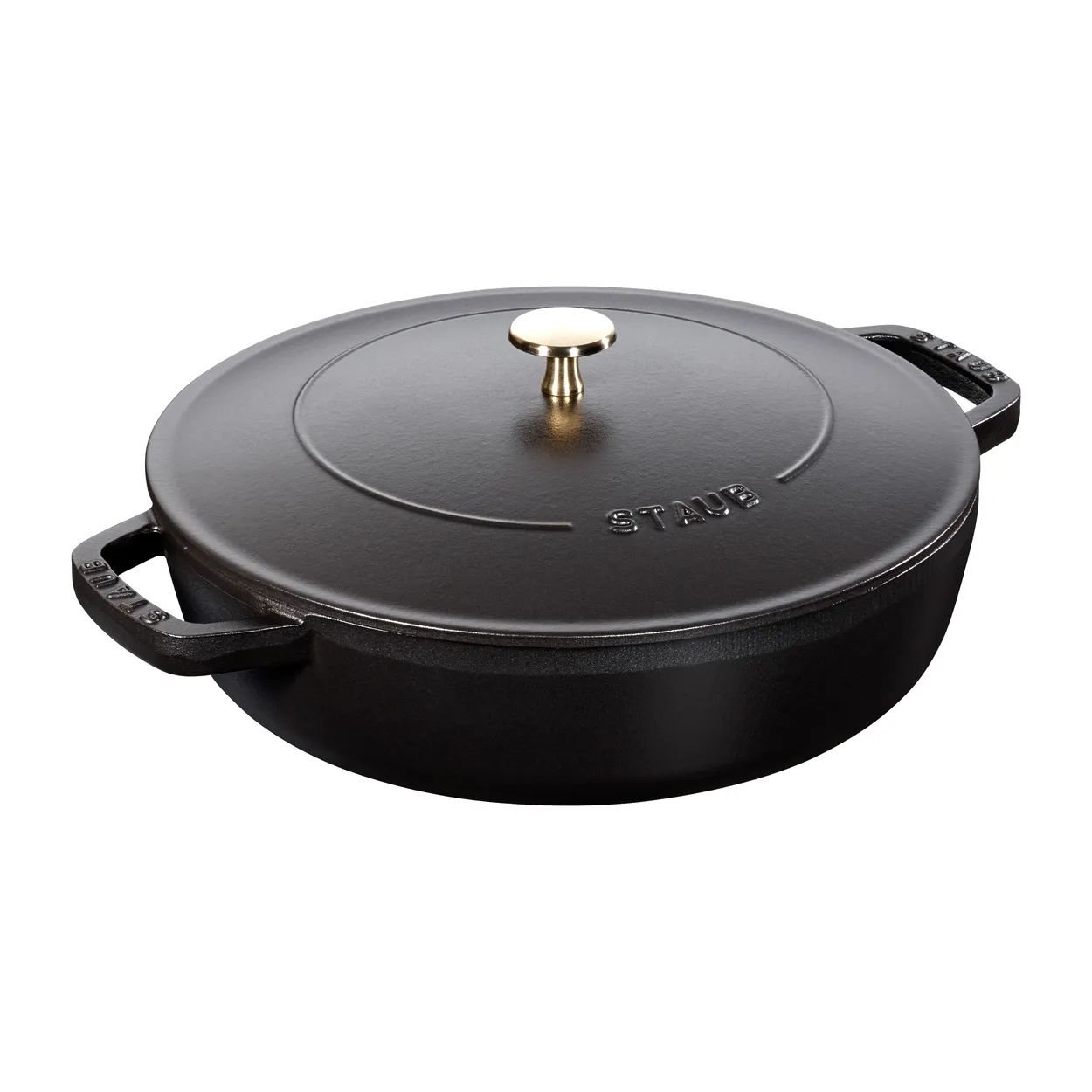 STAUB Chistera sauce pan o28 cm 3.7 L Black | Scandinavian Design | Saucier & sauté pans | Black