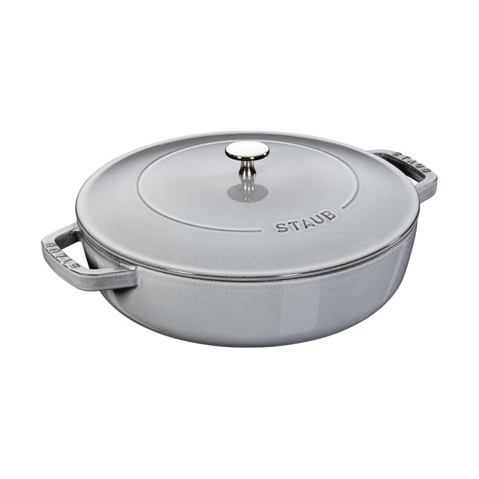 STAUB Chistera sauce pan o28 cm 3.7 L grey | Scandinavian Design | Saucier & sauté pans | Grey