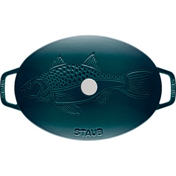 La Mer oval casserole dish - three layered enamel - 32 cm - STAUB