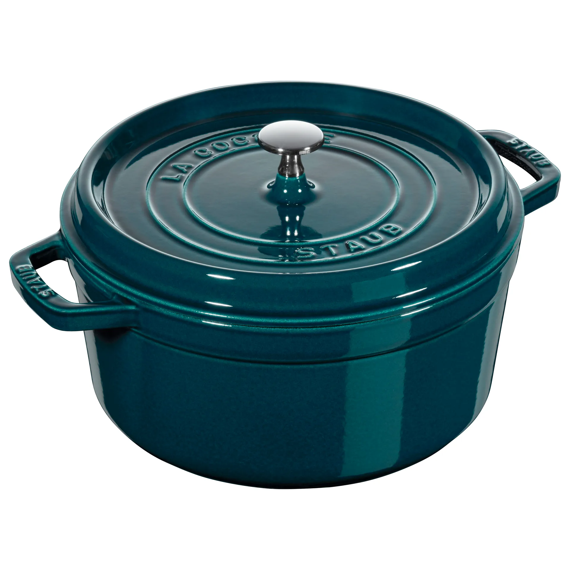 La Mer round casserole dish - three layered enamel, 6.7 l STAUB