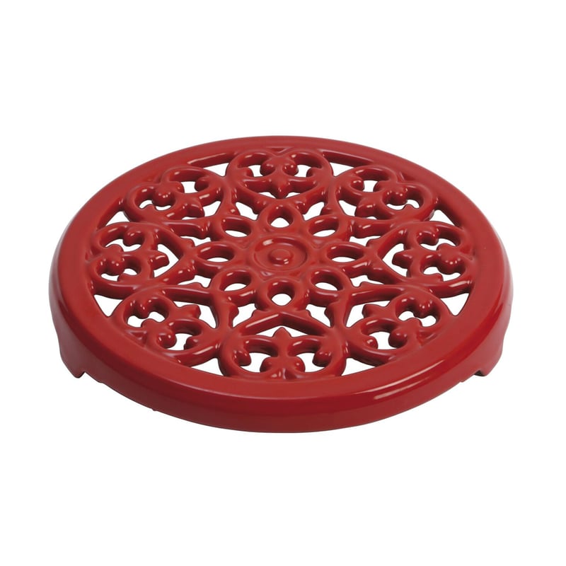 STAUB Lilly cast iron coaster Ø23 cm Cherry
