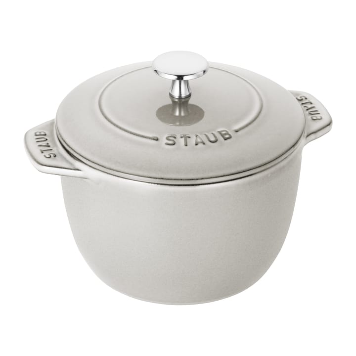 Rice White Truffle cocotte cast iron pot - 1.6 L - STAUB