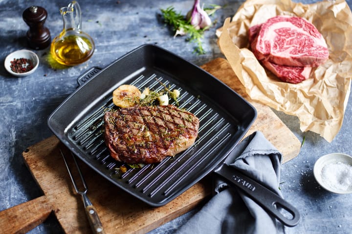 Staub American grill pan cast iron, 30x30 cm STAUB