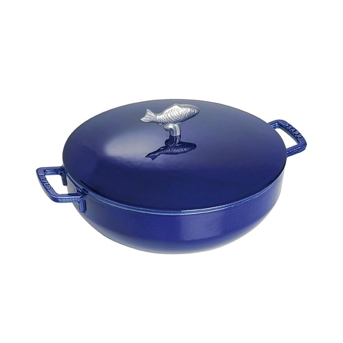 Staub bouillabaisse casserole dish blue | Scandinavian Design | Cooking pots & Casserole dishes | Blue