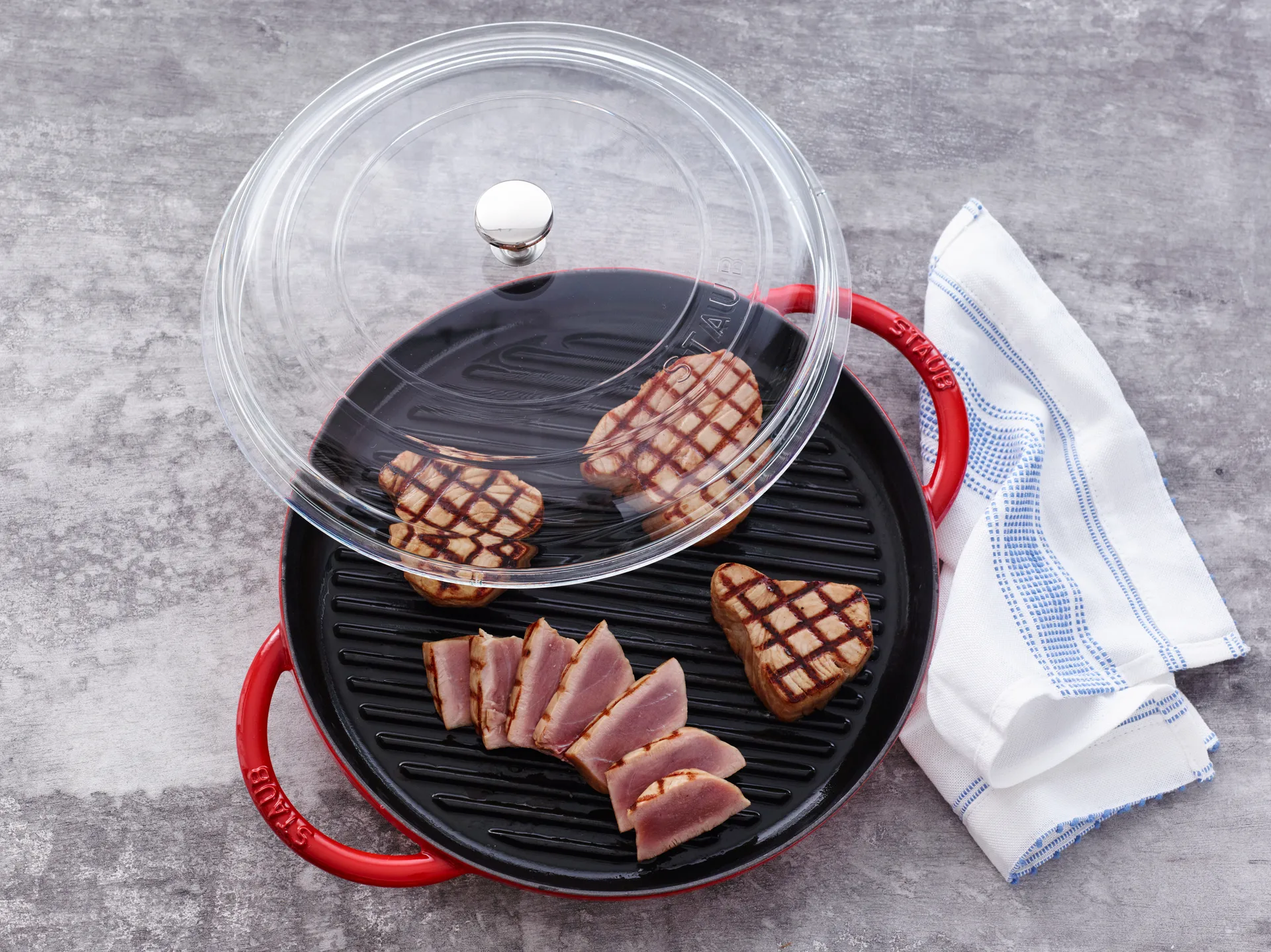 Staub braiser cast iron 2 handles black, Ø20 cm STAUB