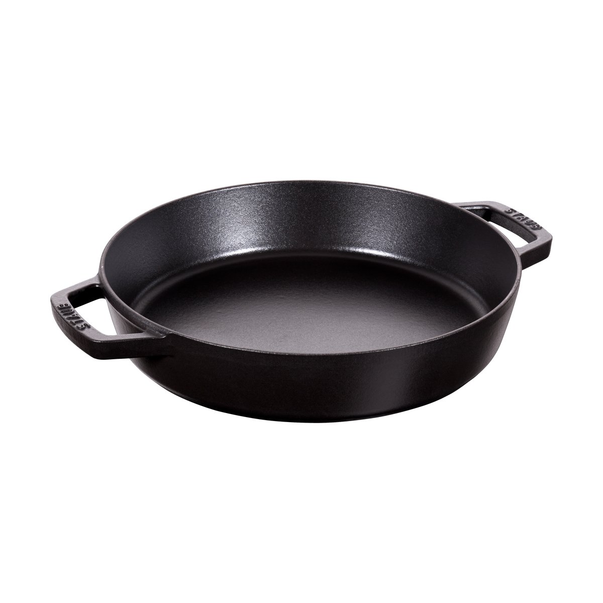 Staub braiser cast iron 2 handles black o26 cm | Scandinavian Design | Saucier & sauté pans | Black