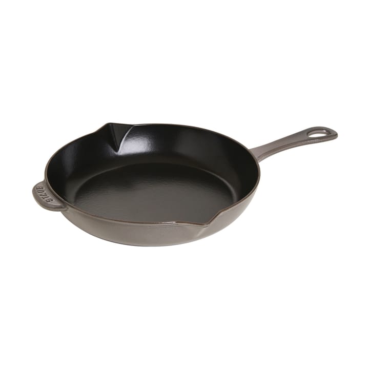 Staub cast iron frying pan with pouring spout Ø26 cm - Graphite gray - STAUB