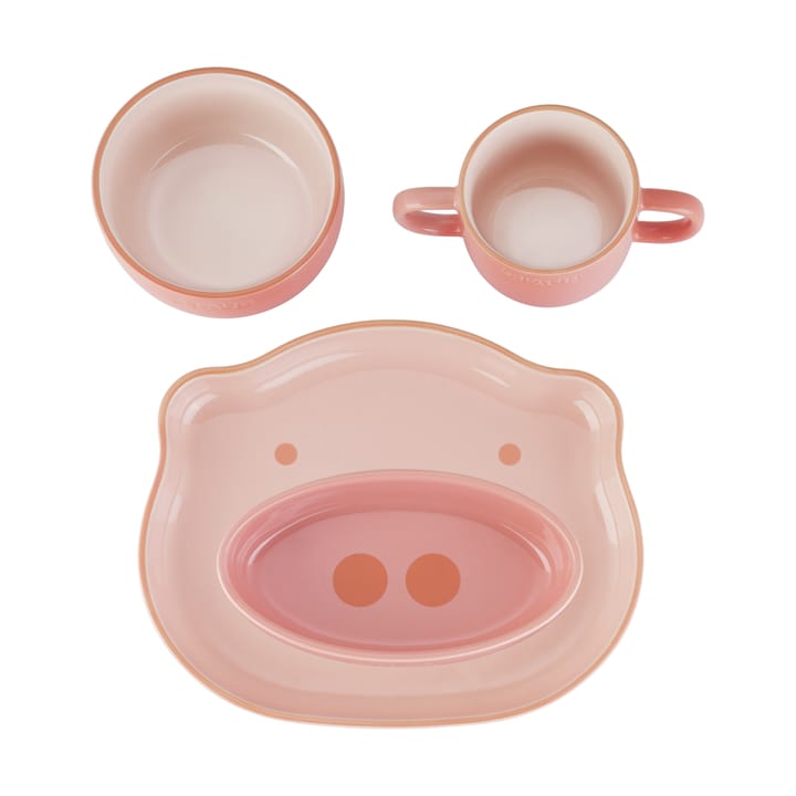 Staub children's dinnerware 4 pieces, Pink STAUB