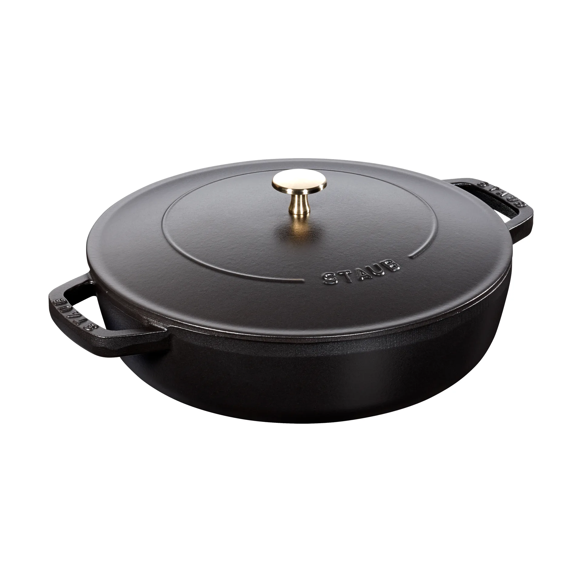 Staub Chistera braiser cast iron Ø24 cm, Black STAUB