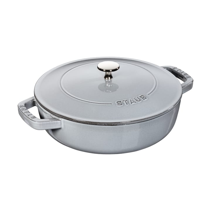 Staub Chistera braiser cast iron Ø24 cm - Graphite gray - STAUB