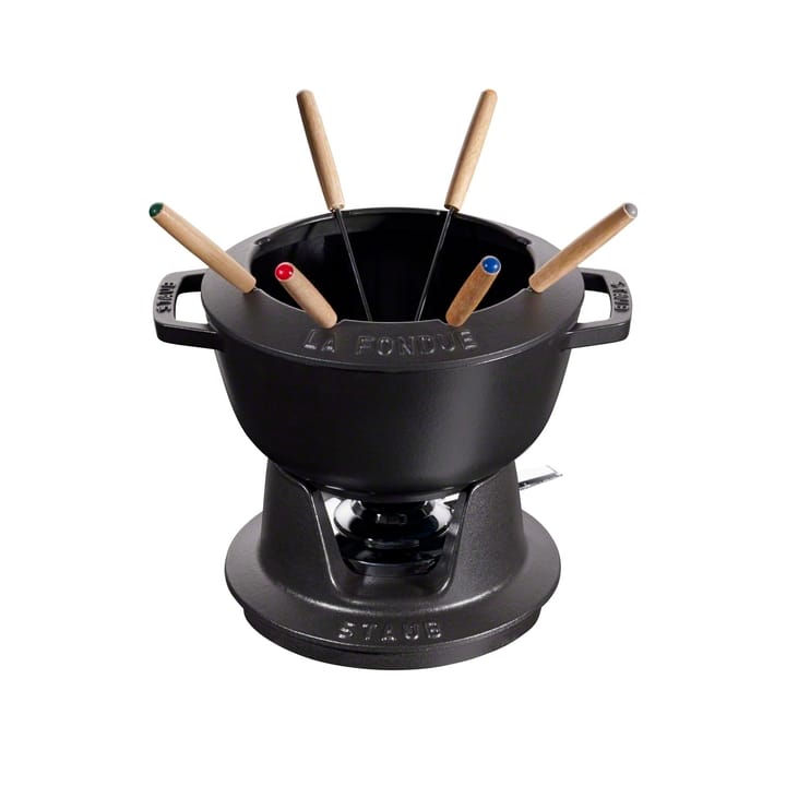 Staub fondue set 2.35 l - black - STAUB