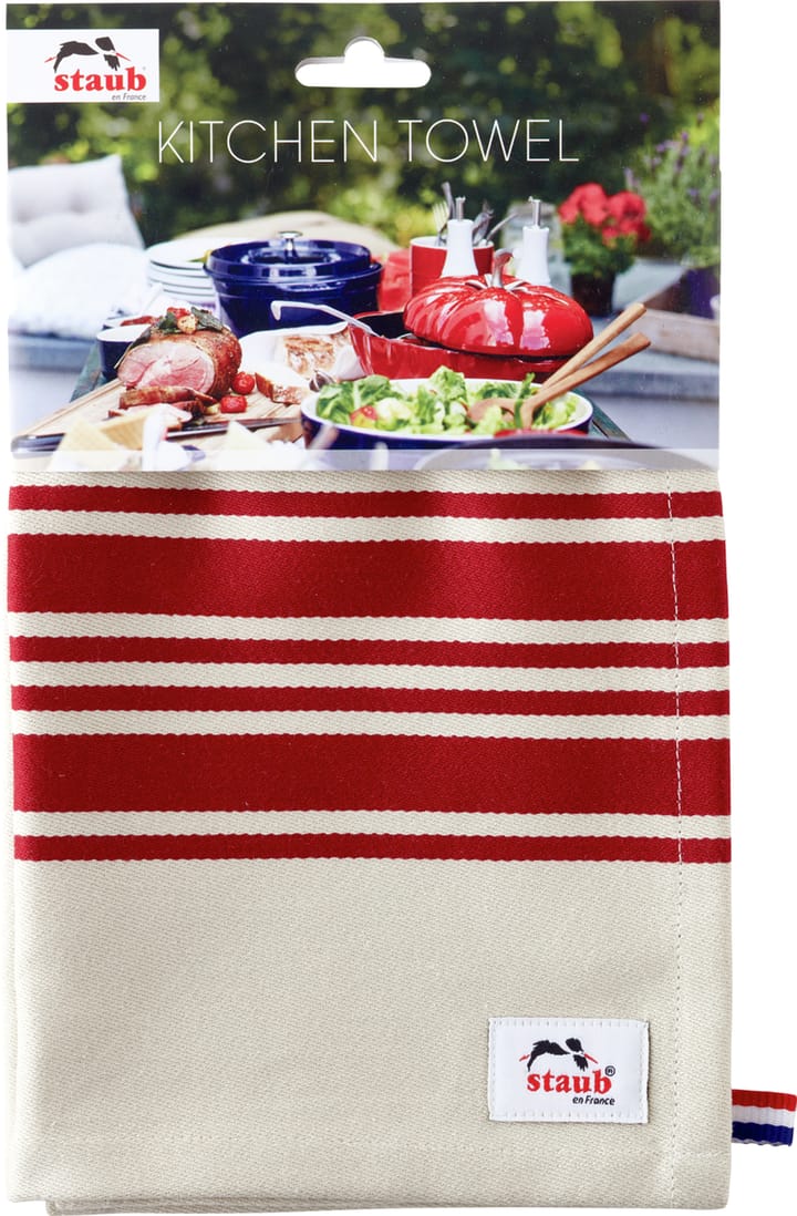Staub kitchen towel 50x70 cm - Cherry - STAUB