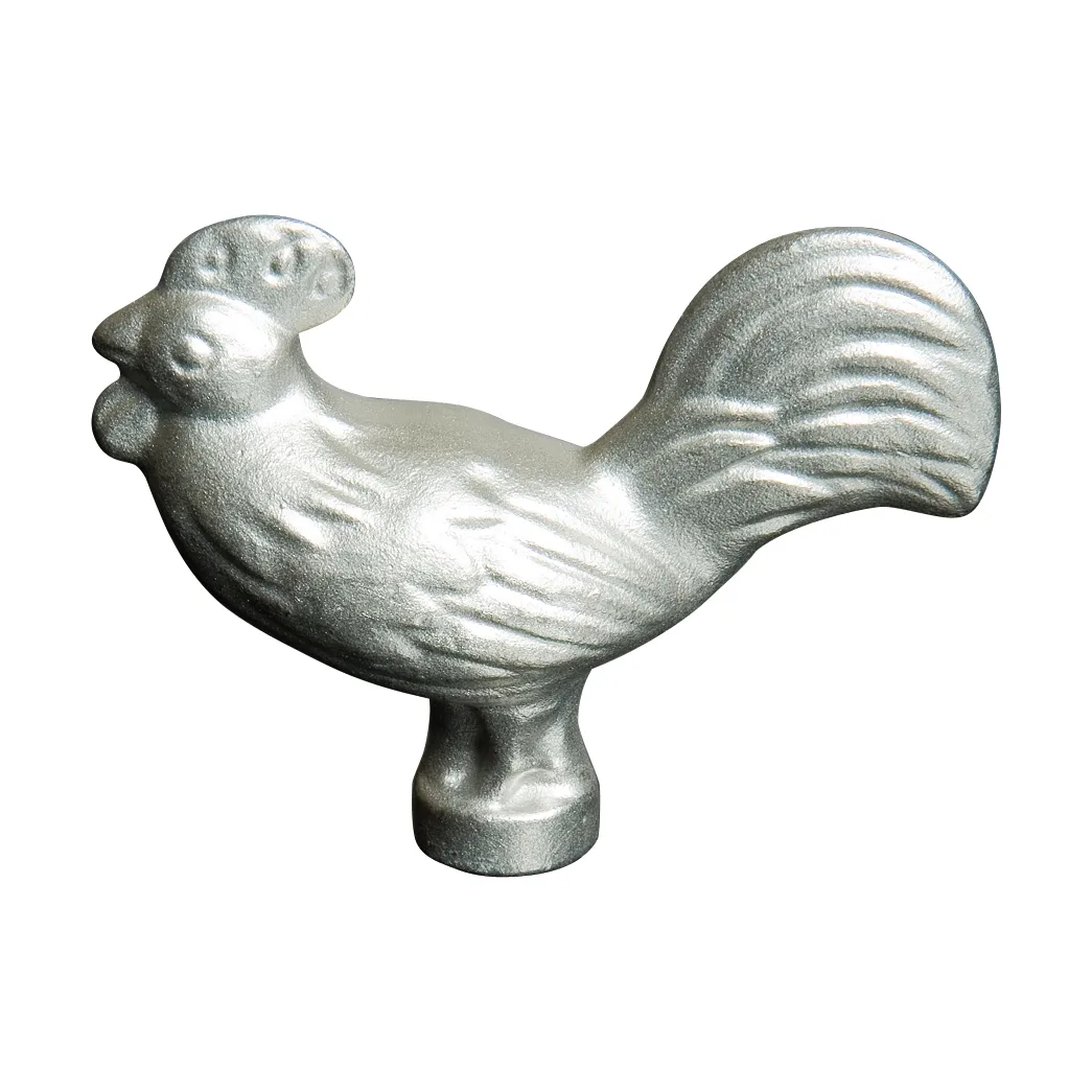 Staub knob in metal Chicken | Scandinavian Design | Other kitchen utensils | Silver-coloured