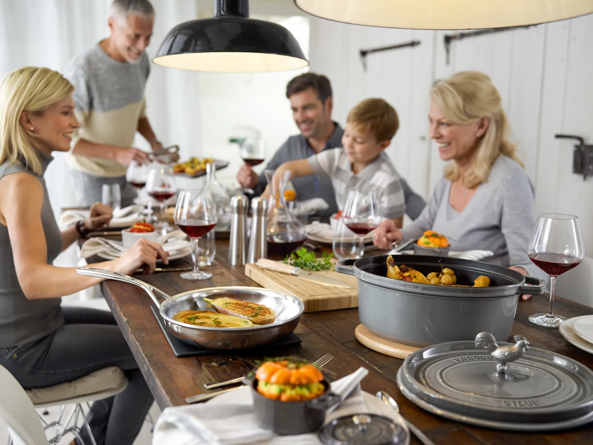 Staub La Cocotte oval cast iron pot 3.2 L, Graphite gray STAUB