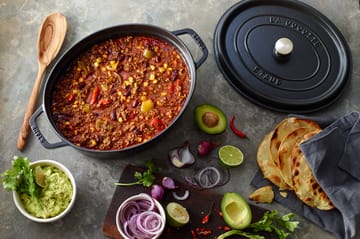 Staub La Cocotte oval pot cast iron 1 L - Black - STAUB