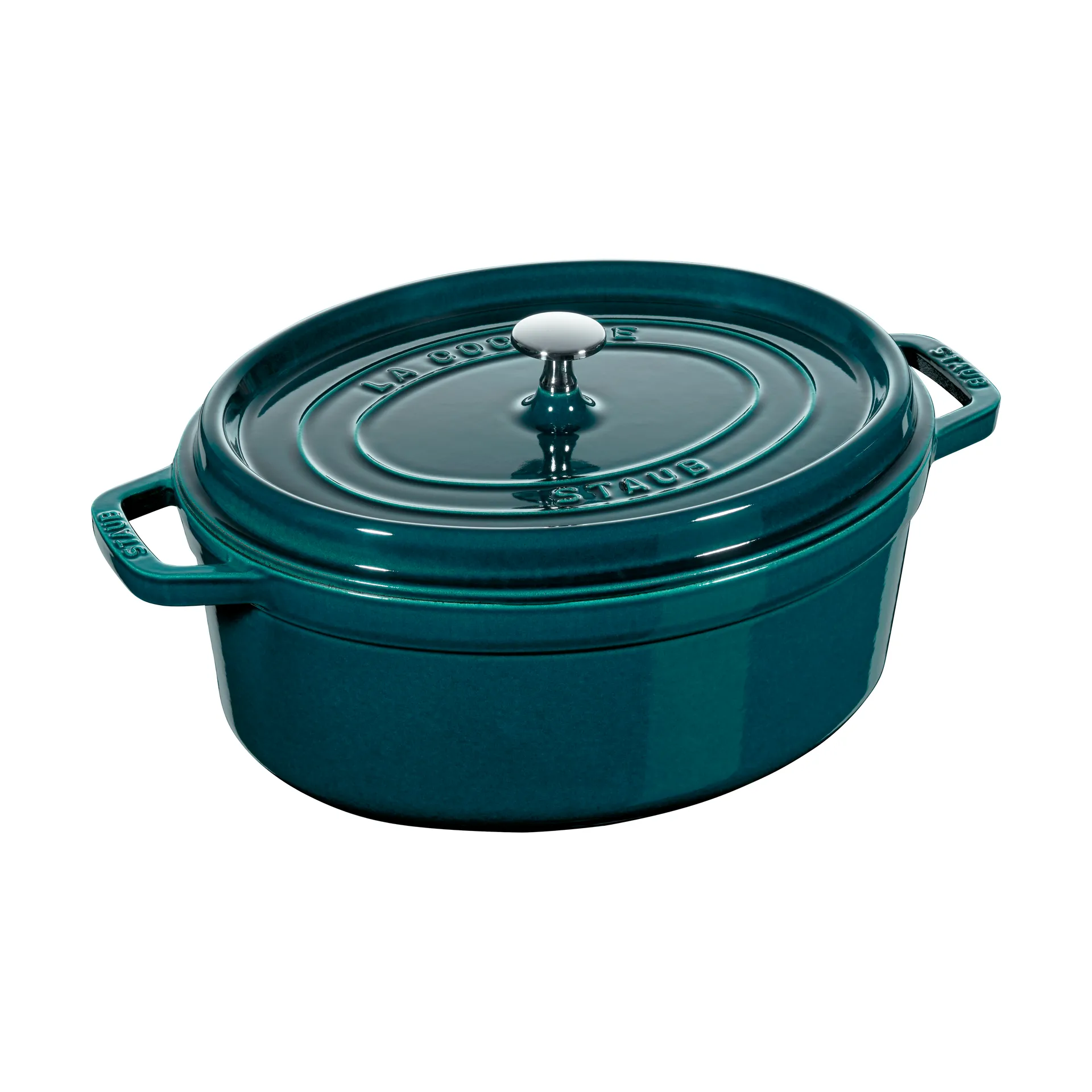 Staub La Cocotte oval pot cast iron 8 L, La Mer STAUB