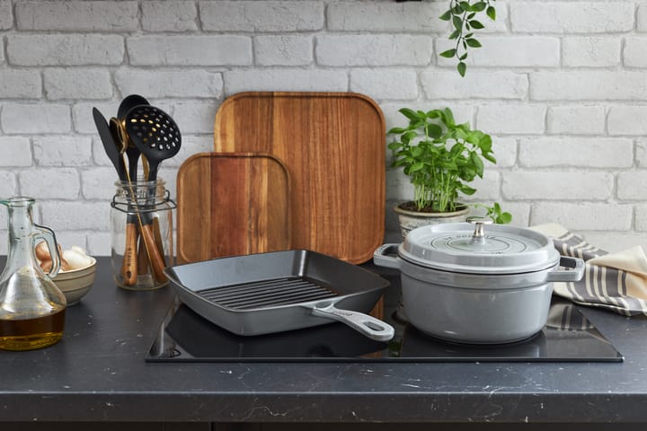 Staub La Cocotte round casserole cast iron 1.7 L, Graphite gray STAUB
