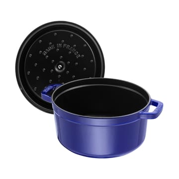 Staub La Cocotte round casserole cast iron 2.6 L - Dark blue - STAUB