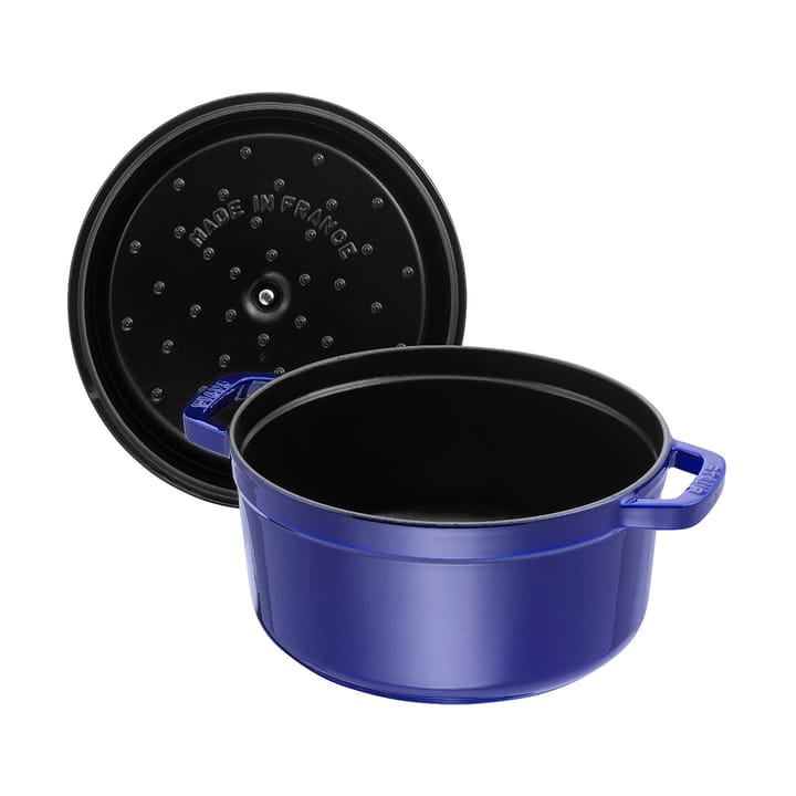 Staub La Cocotte round casserole cast iron 2.6 L, Dark blue STAUB