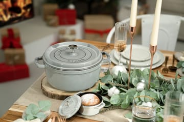 Staub La Cocotte round casserole cast iron 2.6 L - Graphite gray - STAUB