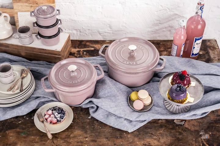 Staub La Cocotte round casserole cast iron 3.8 L, Cherry Blossom STAUB