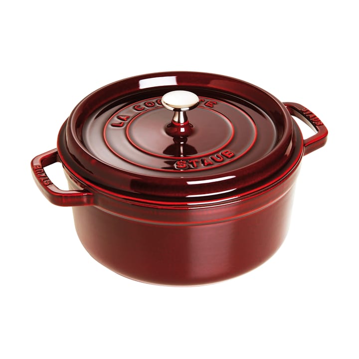 Staub La Cocotte round casserole cast iron 5.2 L - Grenadine red - STAUB