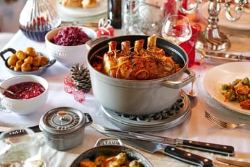 Staub La Cocotte round casserole cast iron 8.4 L - Graphite gray - STAUB