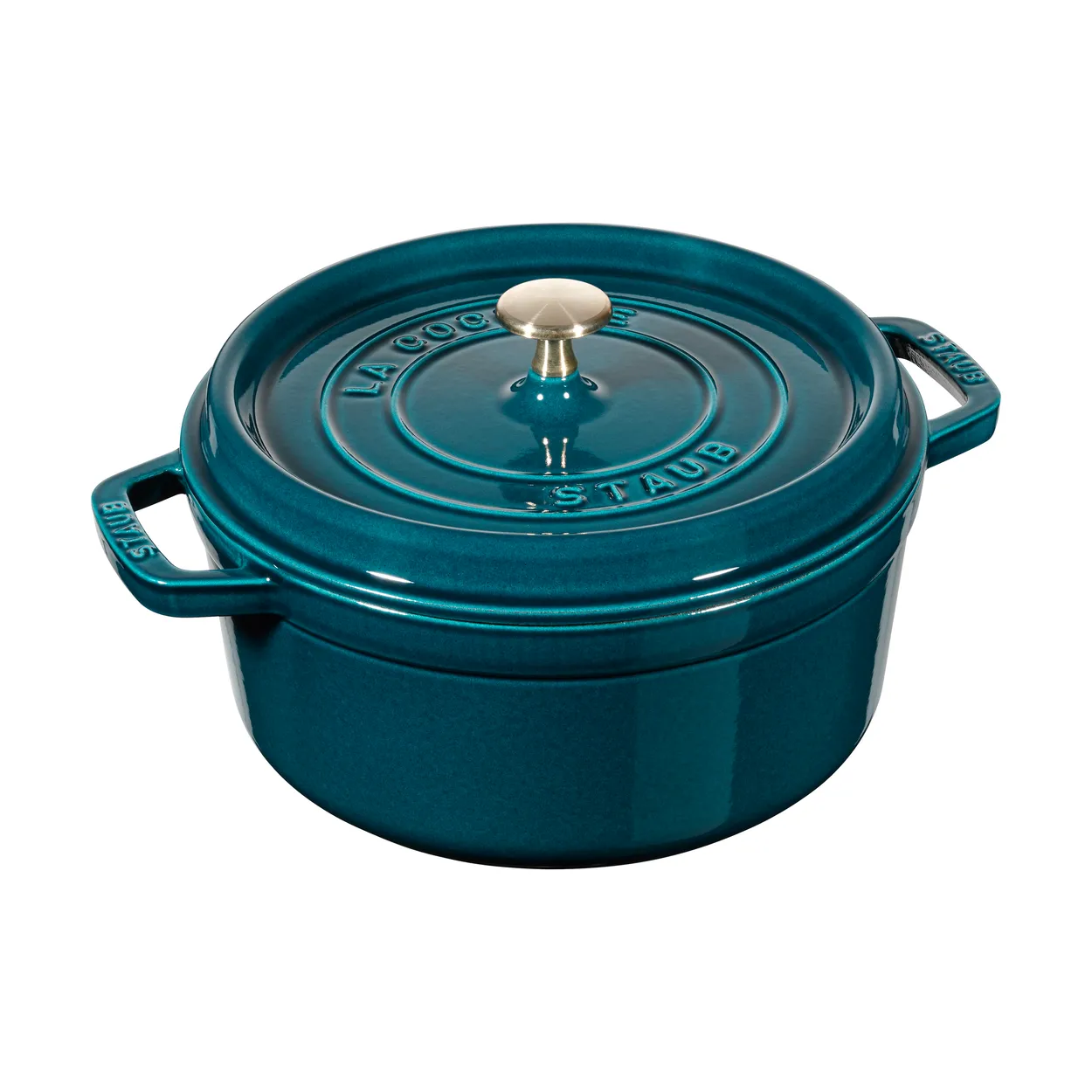 Staub La Cocotte round cast iron pot 2.2 L La Mer | Scandinavian Design | Cooking pots & Casserole dishes | Blue