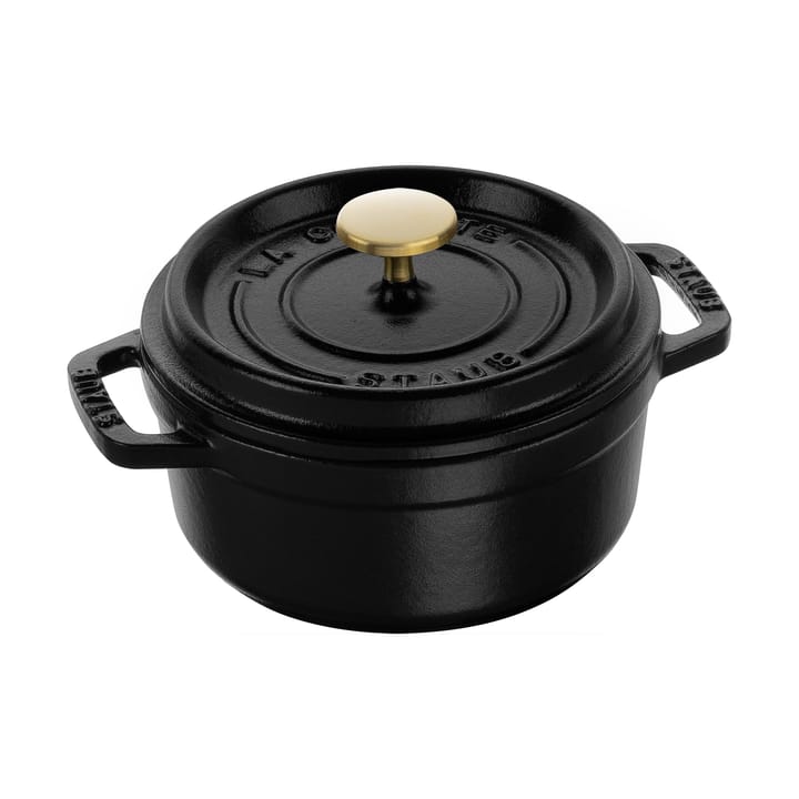 Staub La Cocotte round cocotte cast iron 0.4 L - Black - STAUB