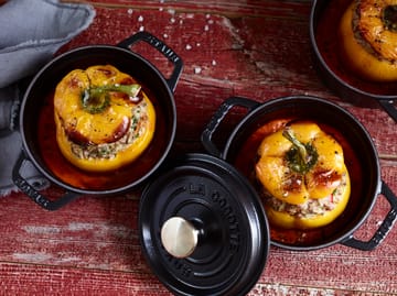 Staub La Cocotte round cocotte cast iron 0.4 L - Black - STAUB